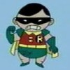 Beast Boy wonders who Red X could be.